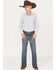 Image #1 - Cody James Boys' Bozeman Dark Wash Slim Bootcut Stretch Denim Jeans, Dark Wash, hi-res