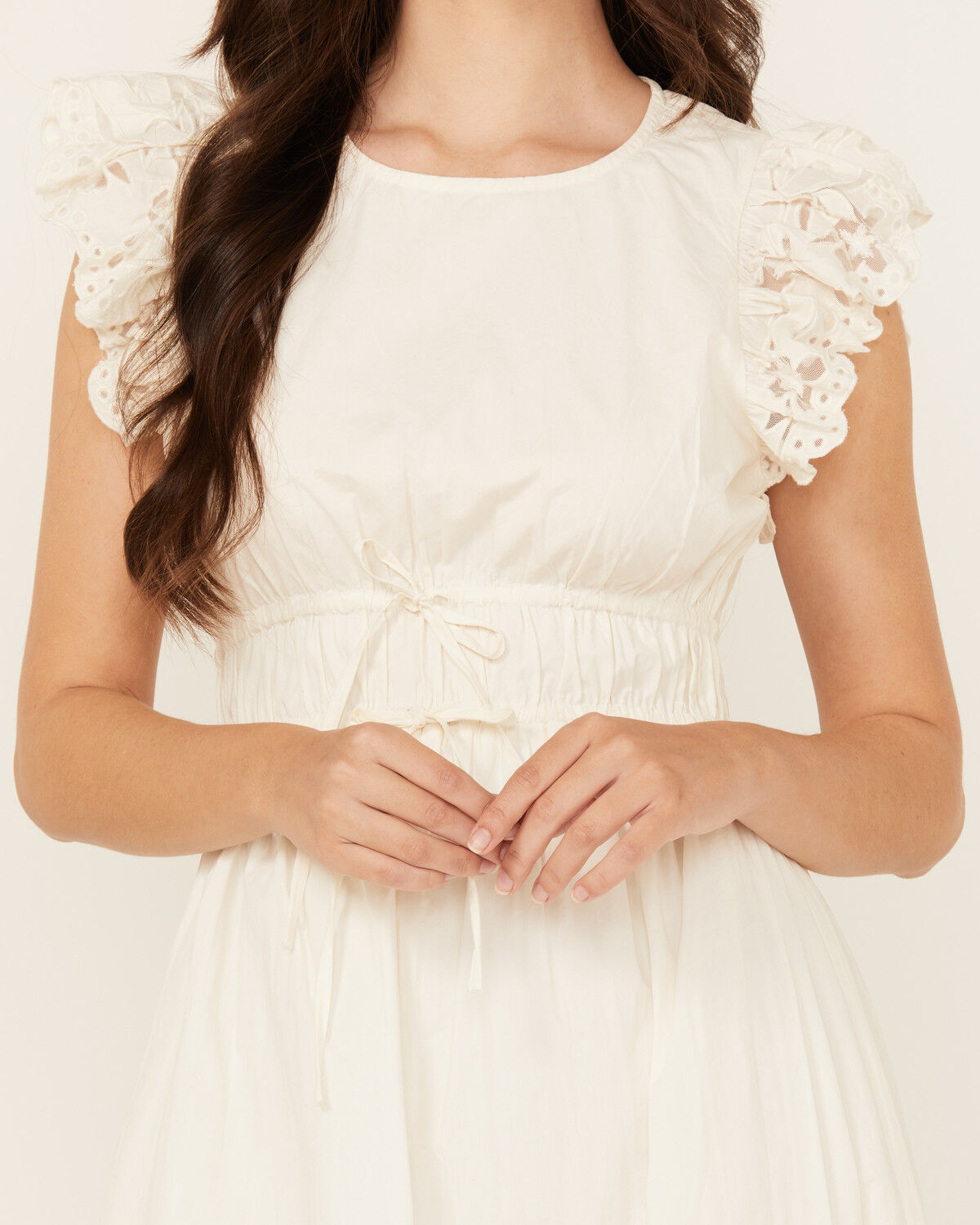 Image #3 - Cleobella Women's Allegra Midi Dress, Ivory, hi-res