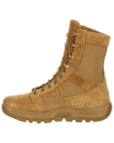 Image #3 - Rocky Men's Lightweight Commercial Military Boots, Tan, hi-res