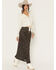 Image #1 - Sendero Provisions Women's Pearla Floral Print Midi Skirt, Black, hi-res