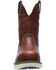 Image #5 - Wolverine Men's I-90 Durashocks Carbonmax Western Work Boots - Composite Toe, Red, hi-res