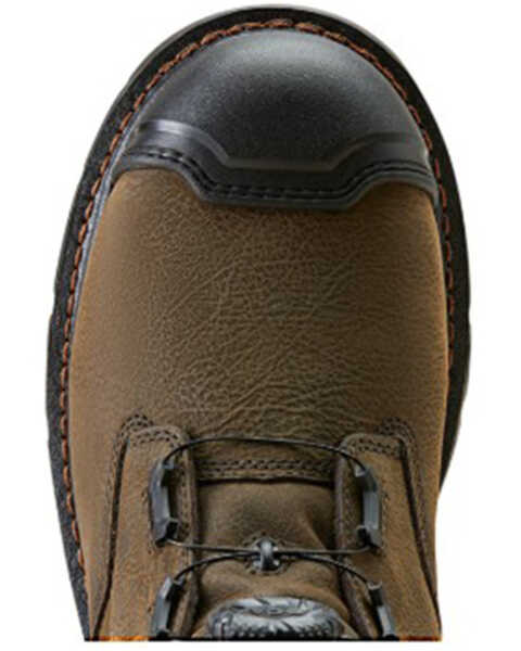 Image #4 - Ariat Men's 6" Stump Jumper BOA Waterproof Work Boots - Composite Toe, Brown, hi-res