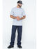 Carhartt Men's Loose Fit Heavyweight Logo Pocket Work T-Shirt - Big & Tall, Hthr Grey, hi-res