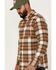 Image #2 - Dakota Grizzly Men's Grant Plaid Print Long Sleeve Button-Down Western Shirt, Tan, hi-res