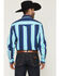 Image #4 - Wrangler Men's Vintage Brushpopper Striped Print Long Sleeve Snap Western Shirt, Multi, hi-res