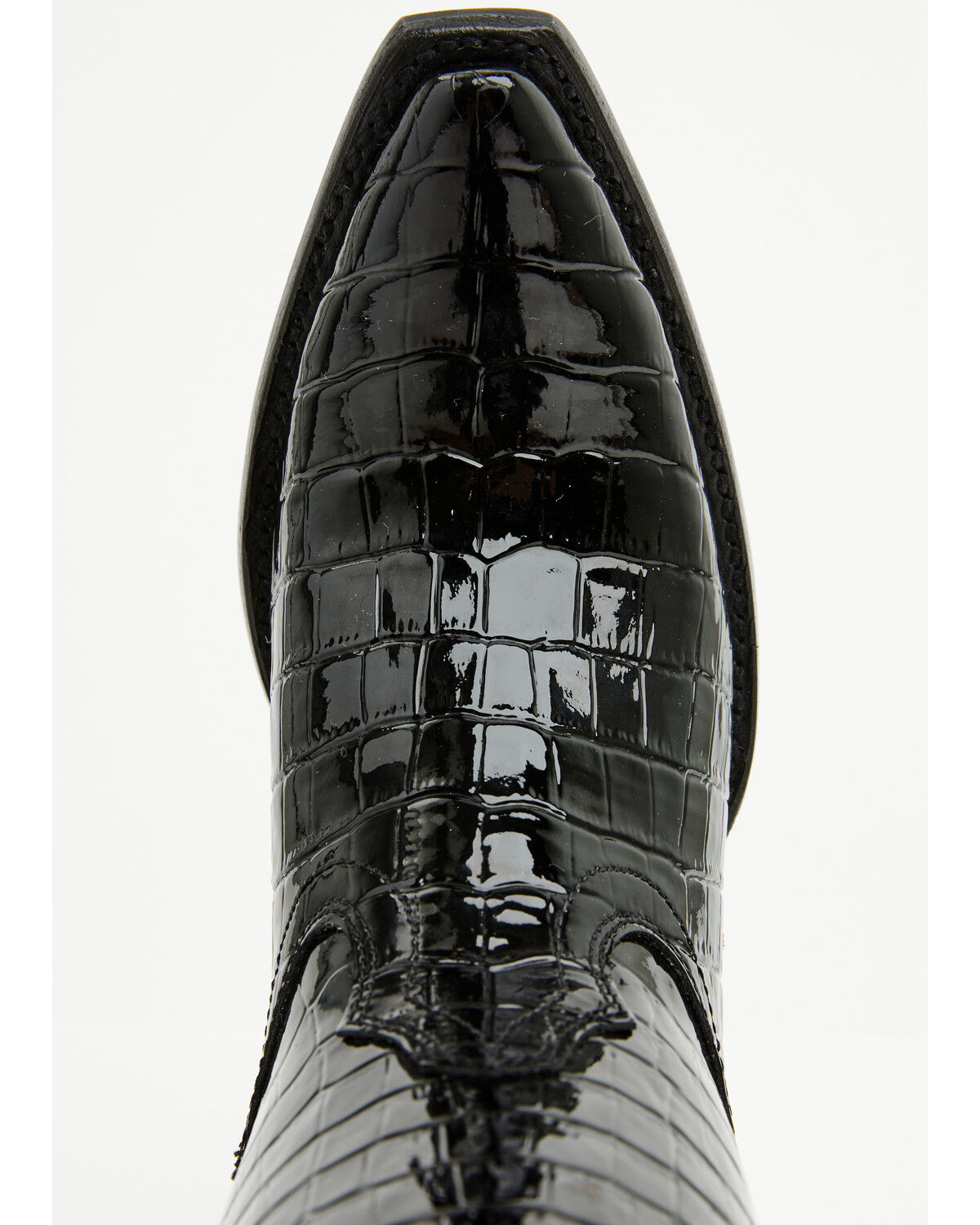 Image #6 - Ariat Women's Casanova Crocodile Print Tall Western Boots - Snip Toe, Black, hi-res