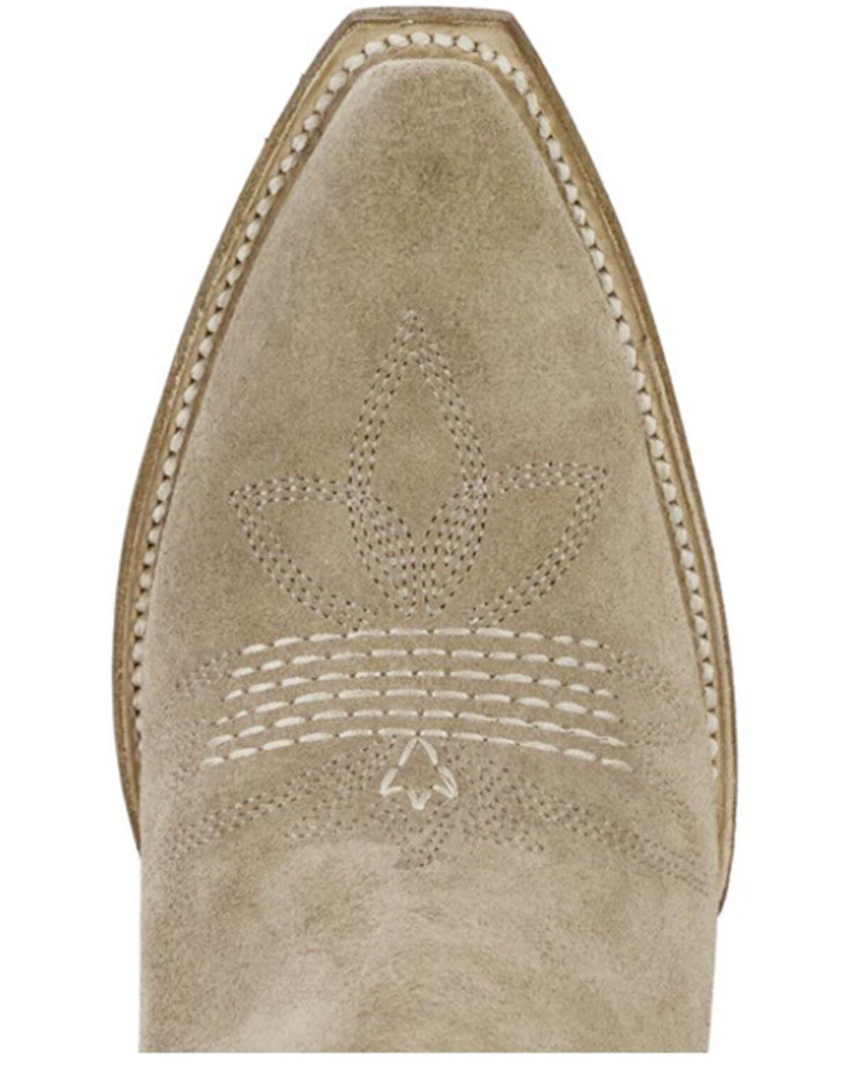 Image #6 - Lane Women's Squash Blossom Suede Tall Western Boots - Snip Toe, Coffee, hi-res