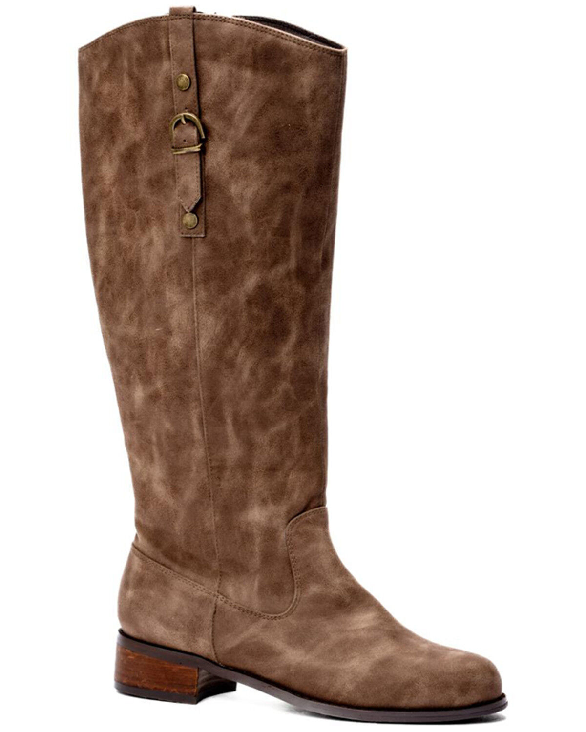 Image #1 - Hey Girl by Corkys Women's Hold Your Horses Riding Boots - Round Toe, Tan, hi-res