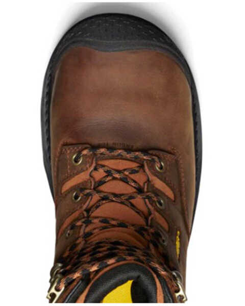 Image #5 - Keen Men's 8" Camden Insulated Waterproof Work Boots - Carbon Fiber Toe , Brown, hi-res