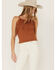 Image #3 - Idyllwind Women's Levy Lane Caramel Rib Knit Fringe Tank Top, , hi-res
