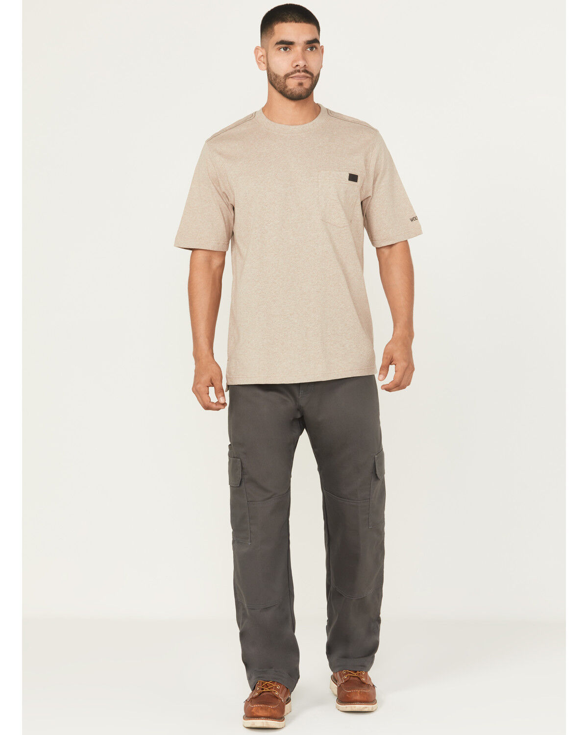 Image #1 - Dickies Men's Durastretch Ranger Duck Canvas Cargo Work Pants, Slate, hi-res