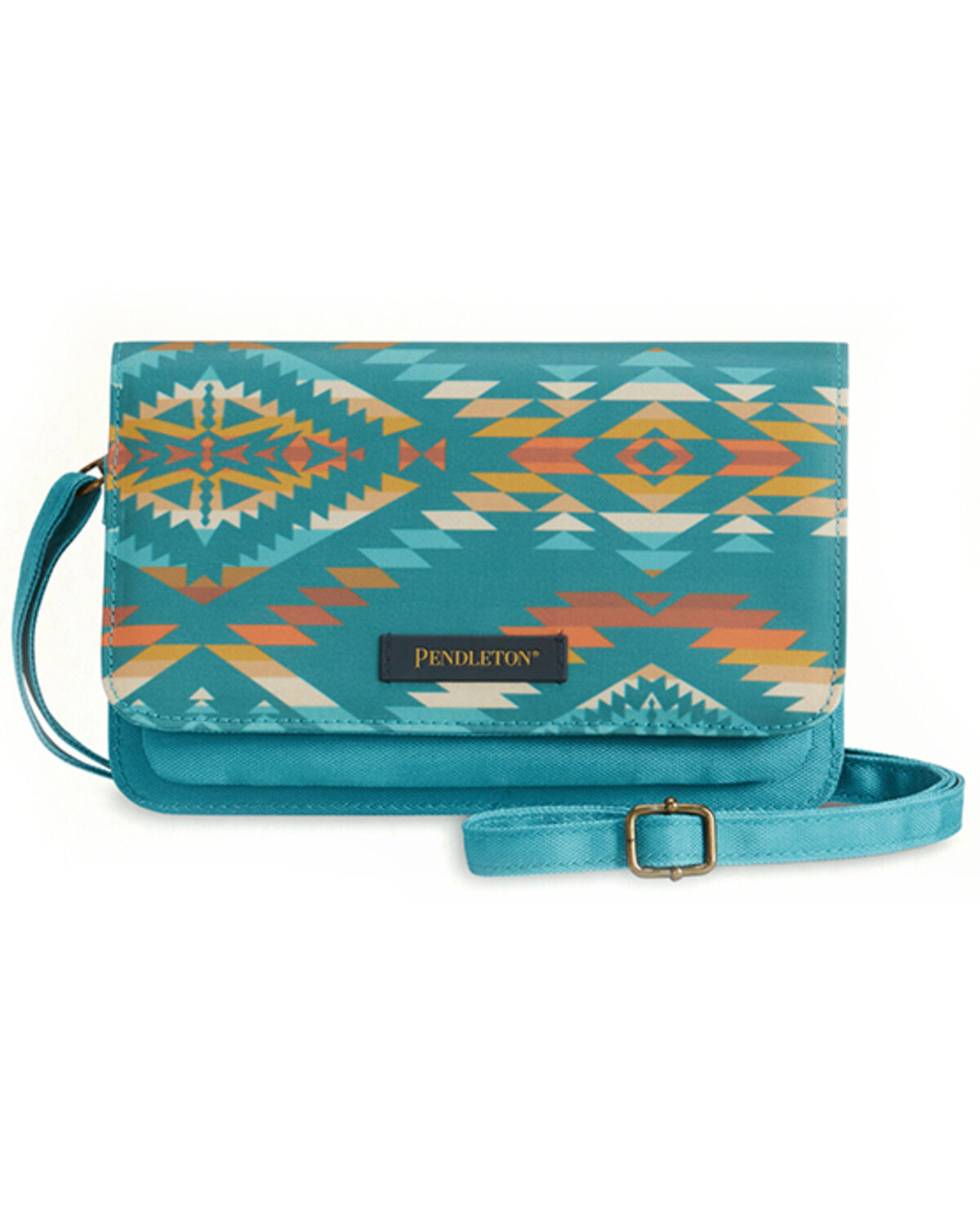 Image #1 - Pendleton Women's Summerland Bright Canopy Crossbody Bag, Turquoise, hi-res