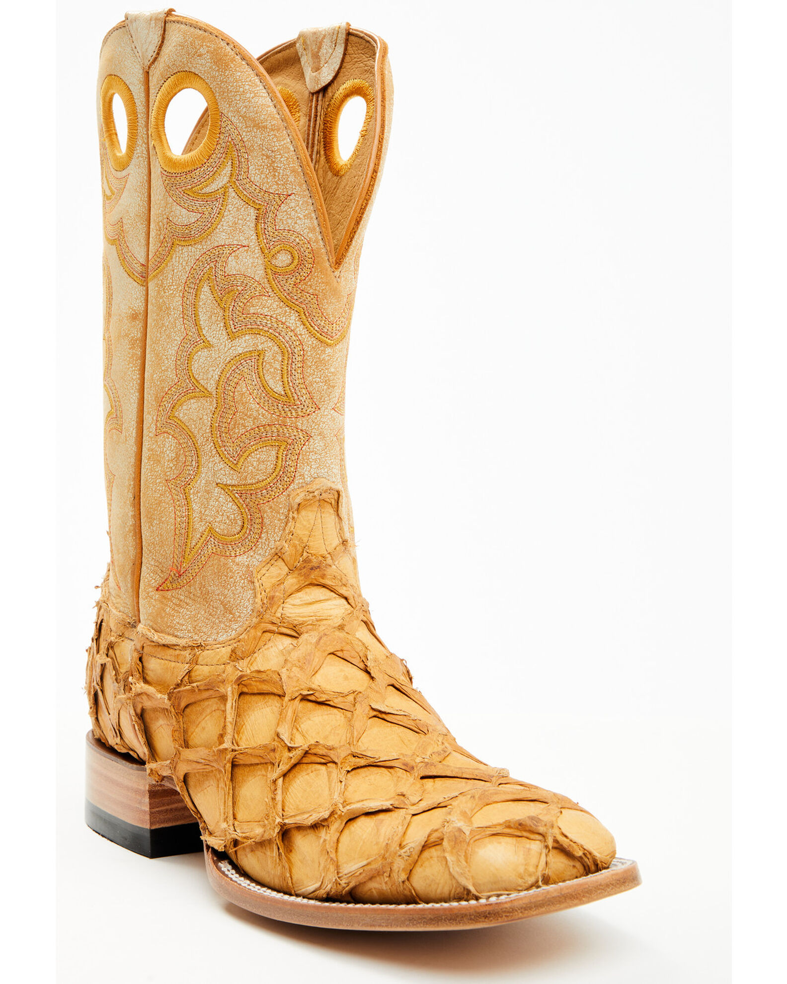 Cody James Men s Exotic Pirarucu Western Boots Broad Square Toe Sheplers