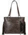 Montana West Women's Trinity Ranch Tooled Collection Conceal Carry Tote, Coffee, hi-res
