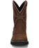 Image #4 - Justin Women's Gemma Western Boots - Round Toe, Distressed Brown, hi-res