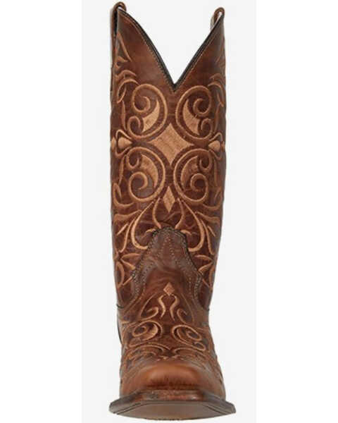 Image #4 - Corral Women's Embroidered Western Boots - Square Toe, Honey, hi-res