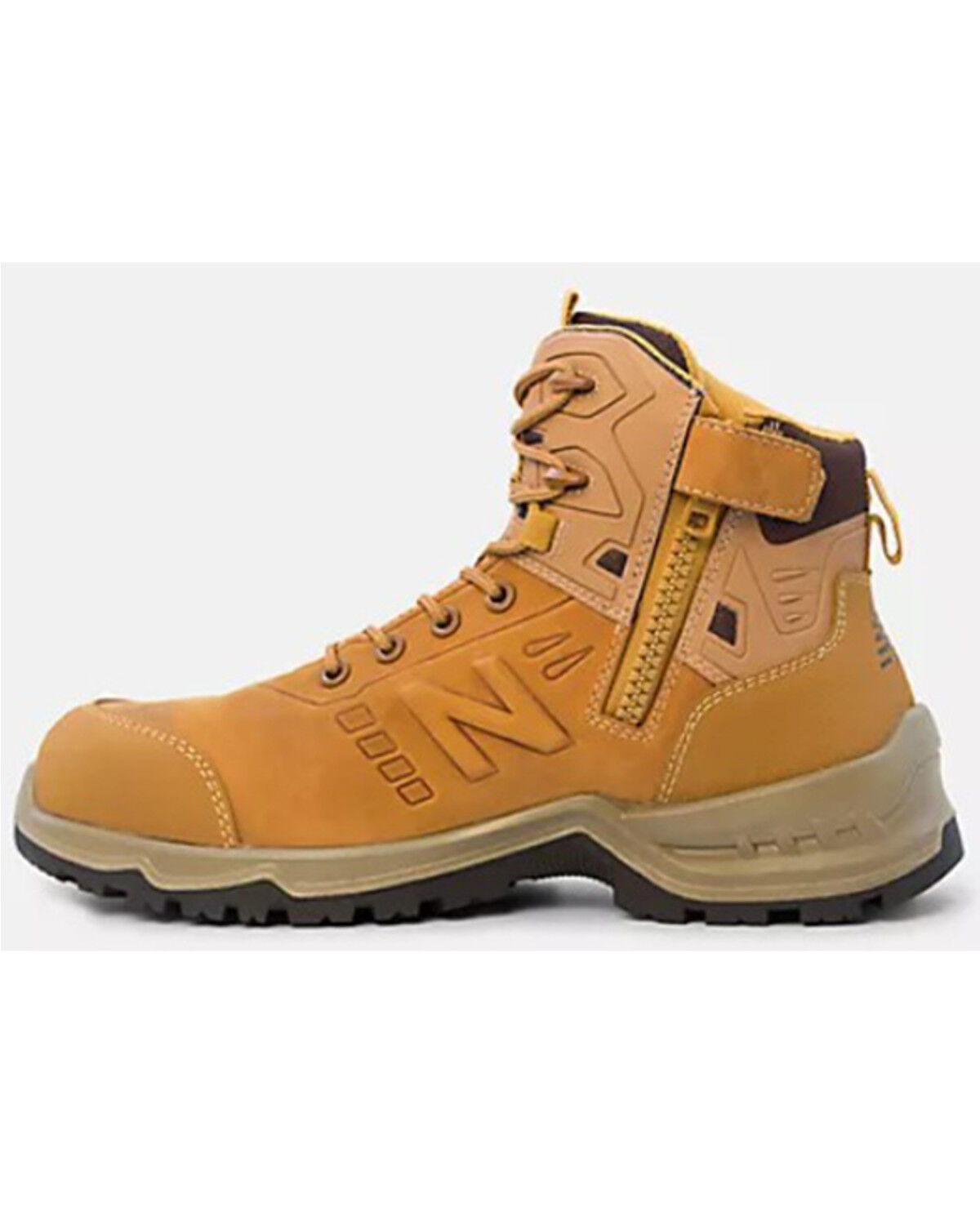 Image #3 - New Balance Men's Contour Lace-Up Work Boots - Composite Toe, Wheat, hi-res