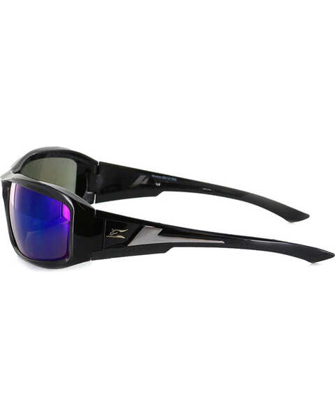 Image #3 - Edge Eyewear Men's Brazeau Blue Mirror Safety Sunglasses, Black, hi-res