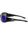 Edge Eyewear Men's Brazeau Blue Mirror Safety Sunglasses, Black, hi-res