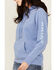 Image #3 - Ariat Women's Boot Barn Exclusive Logo Hoodie, Blue, hi-res