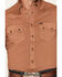 Image #3 - Rock & Roll Denim X Koe Wetzel Men's Washed Denim Long Sleeve Snap Western Shirt, Camel, hi-res