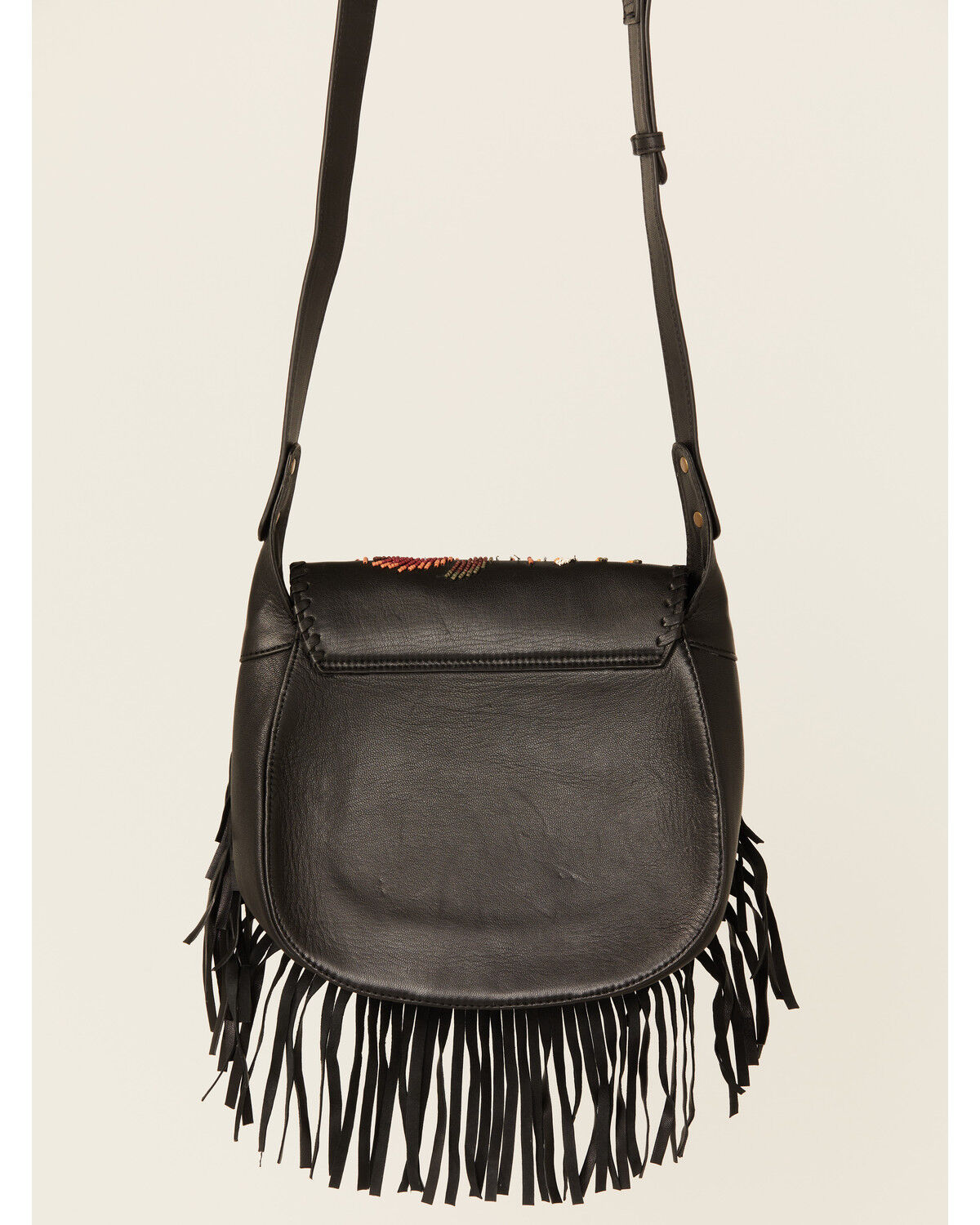 Image #3 - Shyanne Women's Rosalind Floral Beaded Leather Crossbody, Black, hi-res