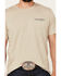 Image #3 - Wrangler Men's Boot Barn Exclusive Logo Short Sleeve Graphic T-Shirt, Sand, hi-res