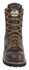 Image #4 - Georgia Boot Men's Waterproof 8" Low Heel Logger Work Boots - Round Toe, Chocolate, hi-res