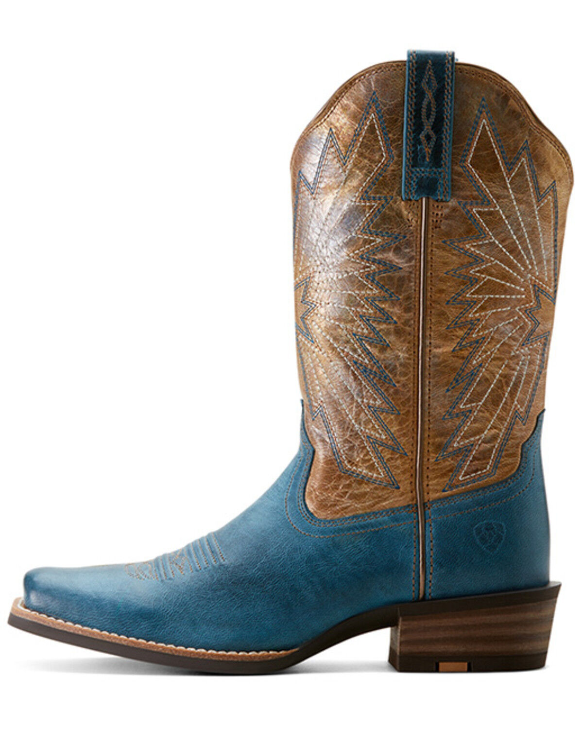 Image #2 - Ariat Women's Decatur Western Boots - Square Toe, Blue, hi-res