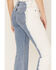 Image #4 - Cello Women's Light Wash Bleached High Rise Flare Jeans, Blue, hi-res