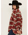 Image #4 - Wrangler Women's Plaid Print Long Sleeve Snap Boyfriend Flannel Shirt , Red, hi-res