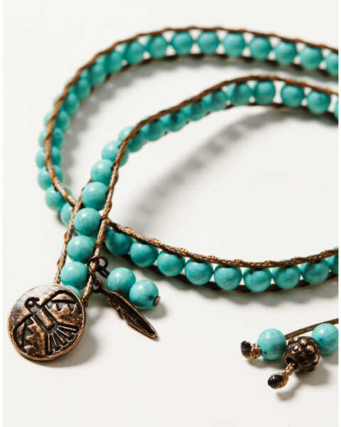 Image #2 - Shyanne Women's Mystic Skies Beaded Cuff Bracelet Set - 3-Piece, Rust Copper, hi-res