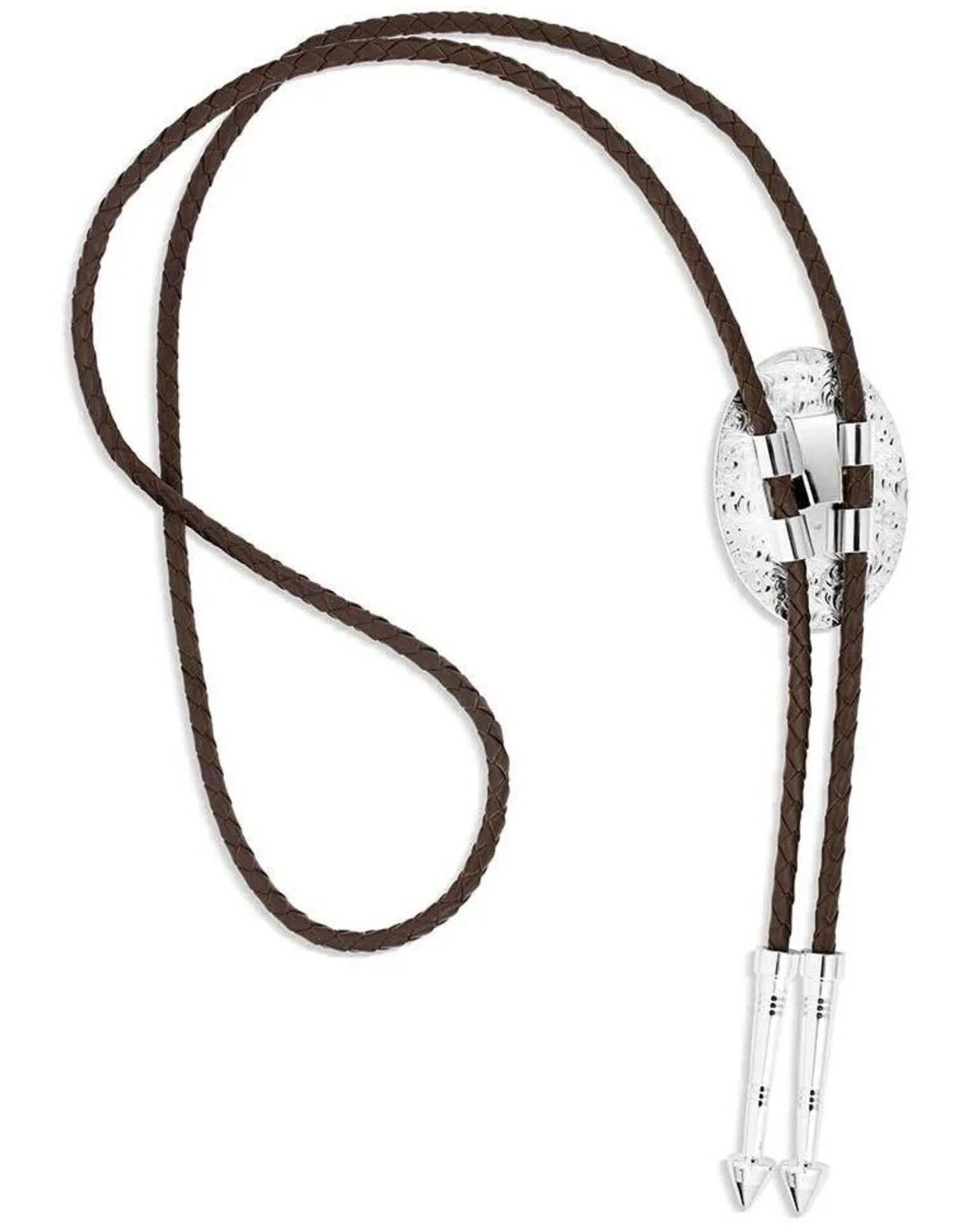 Image #3 - Montana Silversmiths Women's Outlaw Turquoise Bolo Tie, Silver, hi-res