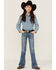 Image #1 - Rock & Roll Denim Girls' Pocket Bootcut Jeans, , hi-res