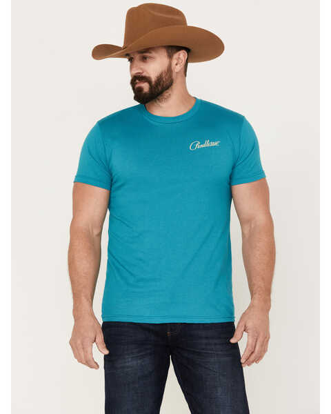 Pendleton Men's Tucson Short Sleeve Graphic T-Shirt, Teal, hi-res