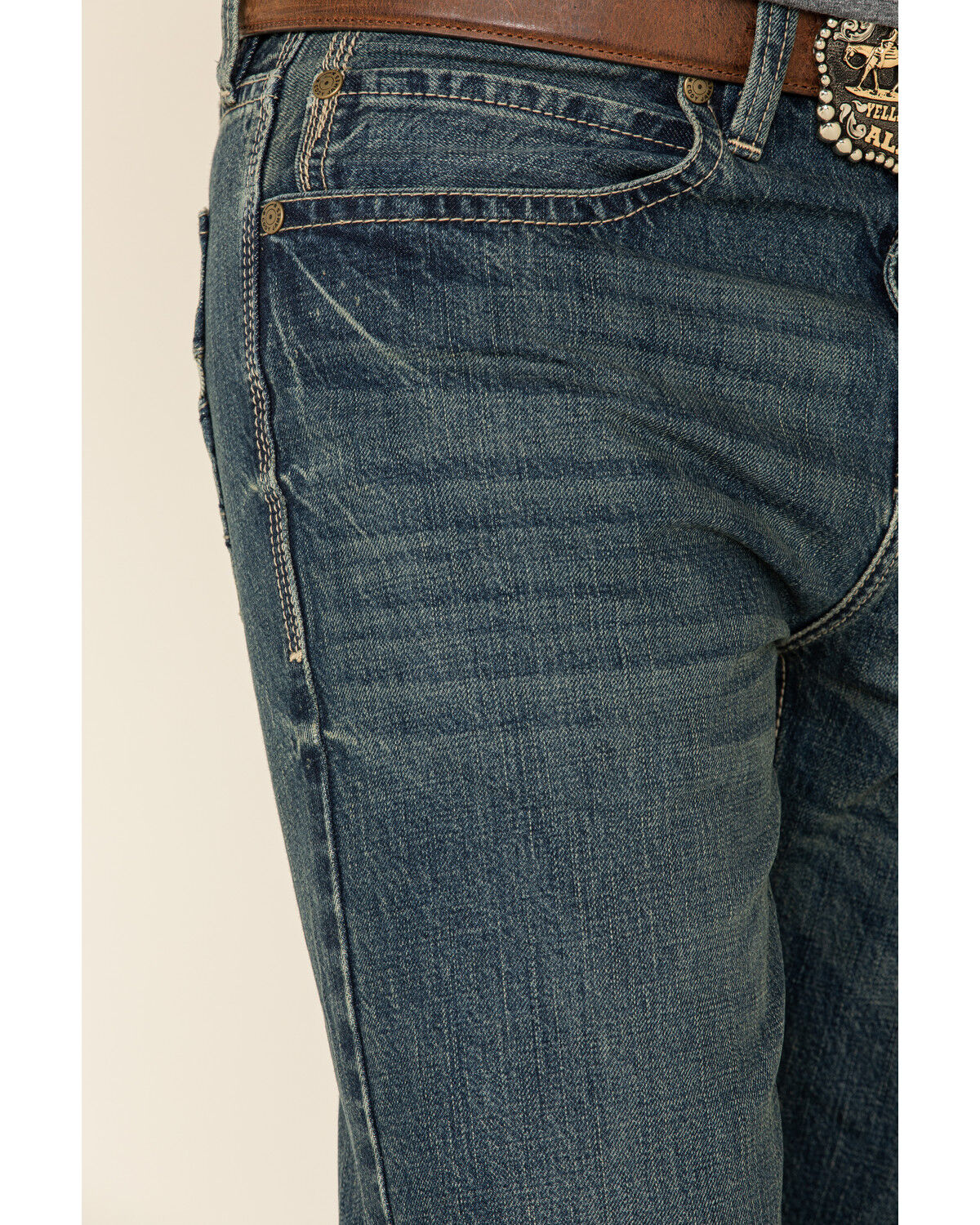 Image #3 - Cody James Men's Boone Medium Wash Stretch Slim Bootcut Jeans, , hi-res