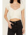 Image #3 - Beyond The Radar Women's Print Balloon Sleeve Blouse, Ivory, hi-res