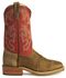 Double H Men's ICE Saddle Vamp Work Roper Boots - Square Toe, Golden Tan, hi-res