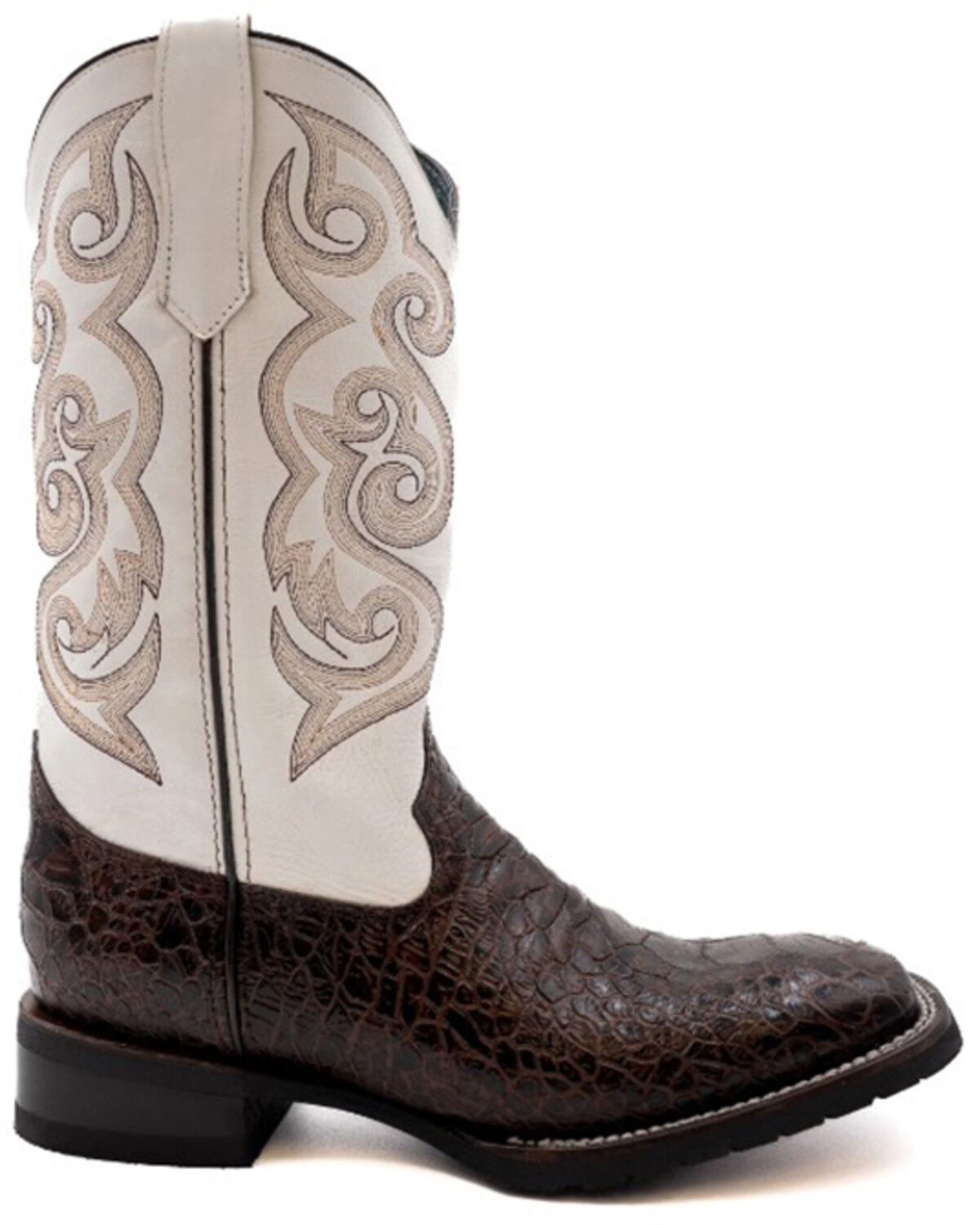 Image #2 - Ferrini Men's Kai Performance Western Boots - Broad Square Toe, Chocolate, hi-res