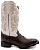 Image #2 - Ferrini Men's Kai Performance Western Boots - Broad Square Toe, Chocolate, hi-res