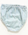 Image #4 - Wrangler Infant Girls' Striped Short Sleeve Denim Dress - 2 Piece, Blue, hi-res