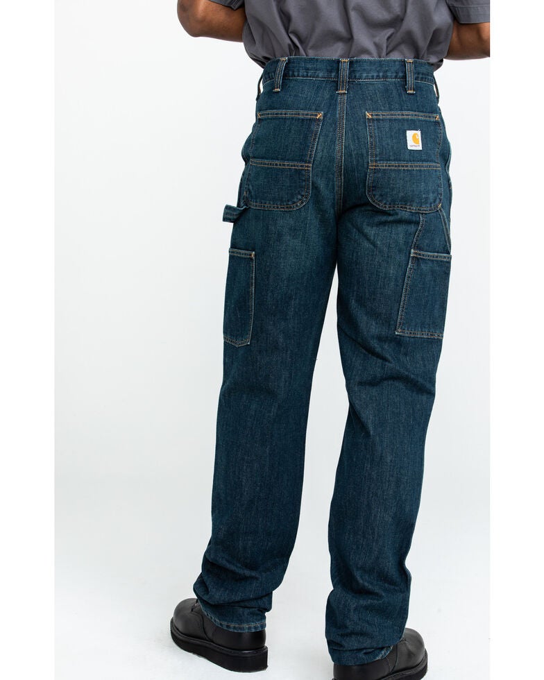 Carhartt Men's Holter DoubleFront Dungaree Relaxed Straight Work Jeans