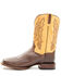 Dan Post Men's Exotic Snake Western Boots - Broad Square Toe, Brown, hi-res