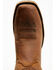Image #6 - Double H Men's 11" Stockman Ice Roper Western Boots - Broad Square Toe , Chocolate, hi-res