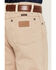 Image #4 - Wrangler Men's 936 High Rise Prewashed Cowboy Cut Slim Straight Jeans, Tan, hi-res