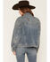 Image #4 - Shyanne Women's Medium Wash Luna High Rise Spirit Flare Stretch Denim Jeans, Medium Wash, hi-res