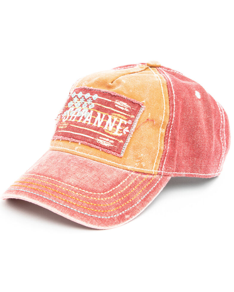Shyanne Women's Rust Rough Flag Patch Cap , Rust Copper, hi-res