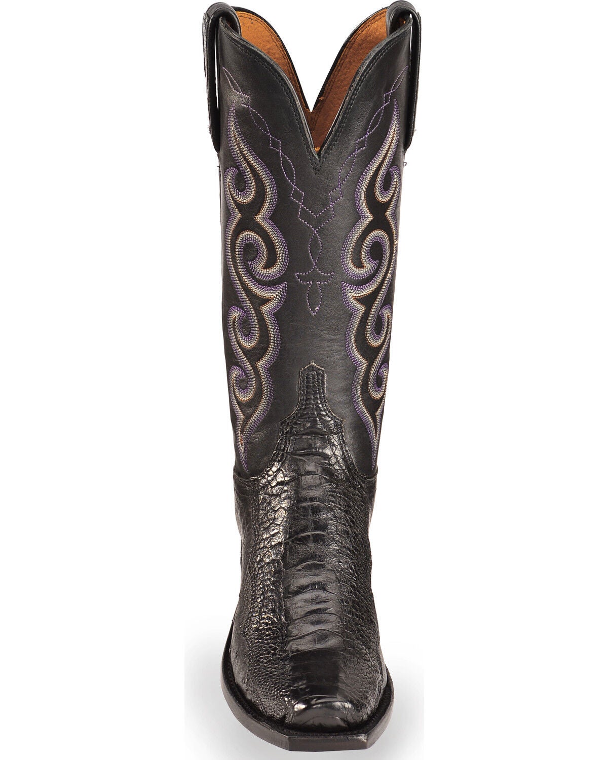black lucchese women's boots
