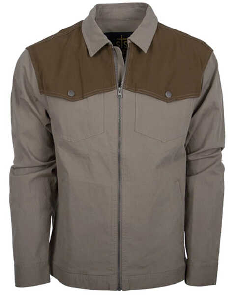 Image #1 - STS Ranchwear By Carroll Men's Hinsdale Zip Jacket - Big, Beige, hi-res