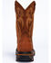 Cody James Men's 11" Decimator Western Work Boots - Soft Toe, Brown, hi-res